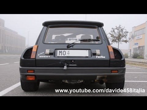 ACTION! Renault 5 Maxi Turbo: launch, flames & sound