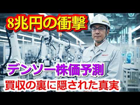 【デンソー株価予測】8兆円巨額投資とDOE4％引き上げの衝撃！将来の株価はどう動く？買収報道の裏に隠された真実と投資家が知るべき全貌を徹底解説