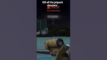 Kill all the jetpack shooters firing on you, #Sniper #3d #assassin #game #shorts