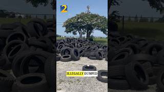 Thousands of tires illegally dumped