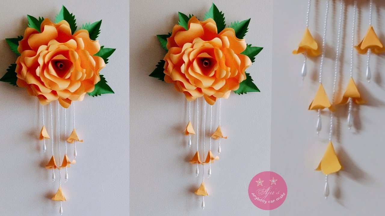 BEAUTIFUL ROSE WALL HANGING | PAPER WALL DECOR