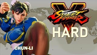 Street Fighter V - Chun-Li Arcade Mode (HARD)