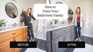 How To Paint Your Bathroom Vanity