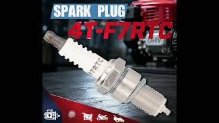 F7RTC 4-Stroke Spark Plug | Replacement for Generator, Lawn Mower, Motorcycle, Water Pump
