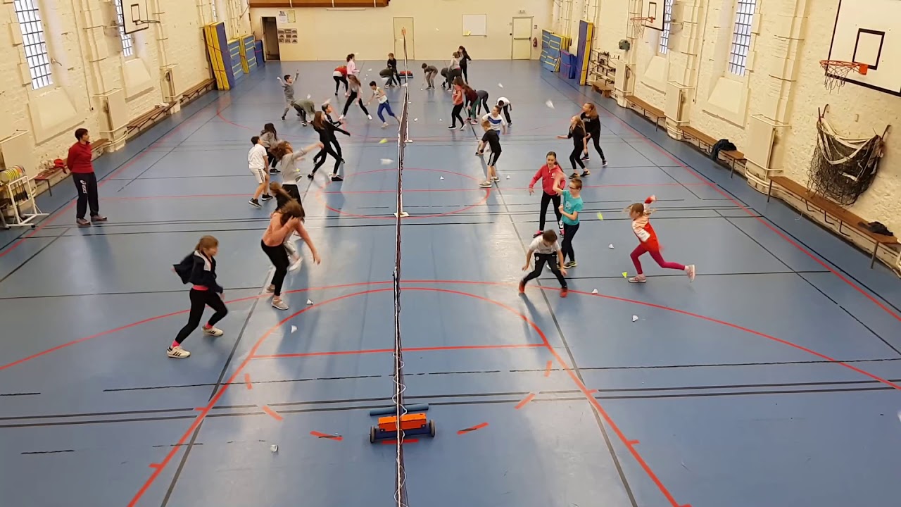 Volants brûlants (échauffement en badminton)