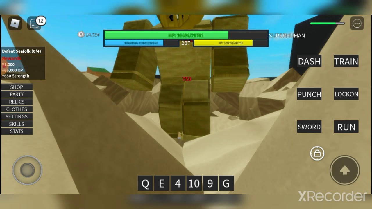 |How to defeat Sea folks using SuperHuman (Saitama's Power)|One Punch Man Destiny|Roblox