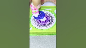 Rotation ASMR Spirograph | How Many Rotation Draws #spirograph #asmr #art #viral #shorts