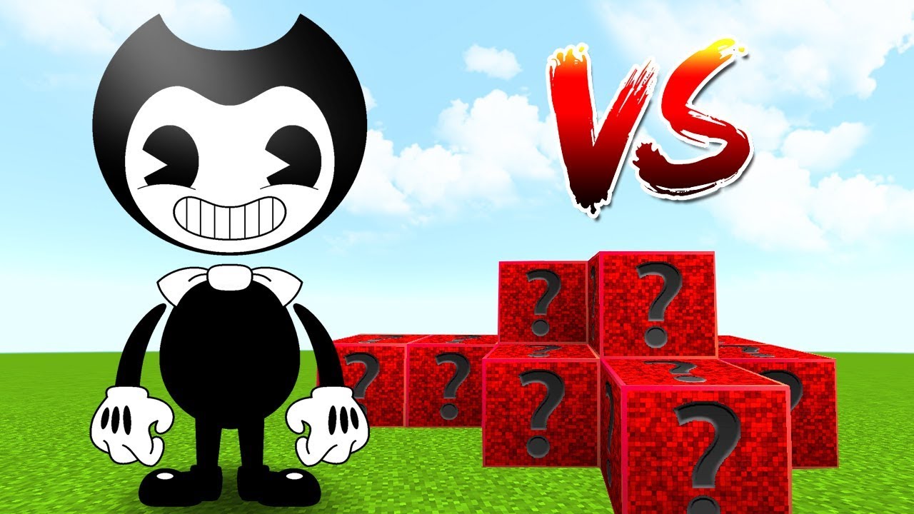 DESAFIO LUCKY BLOCKS DIOROS VS BENDY AND THE INK MACHINE EN MINECRAFT - RETO MINECRAFT TROLL gameplay español transistor