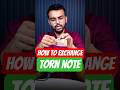 How To Exchange Damaged ₹500 &amp; ₹200 Rs Note | RBI Rules On Torn Currency