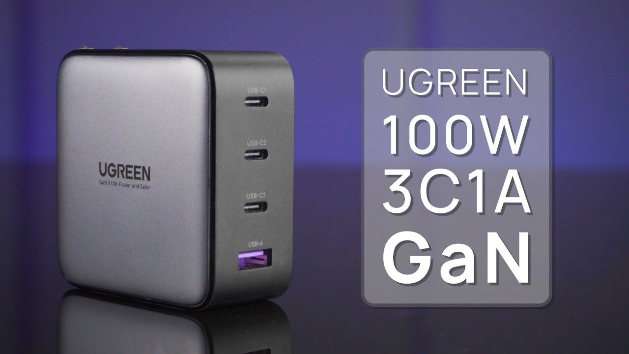 UGREEN 100W GaN Fast Charger: Foldable Design with 4 Ports (Review Video) -  Gizmochina