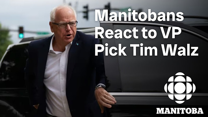 Manitobans React to VP Pick Tim Walz