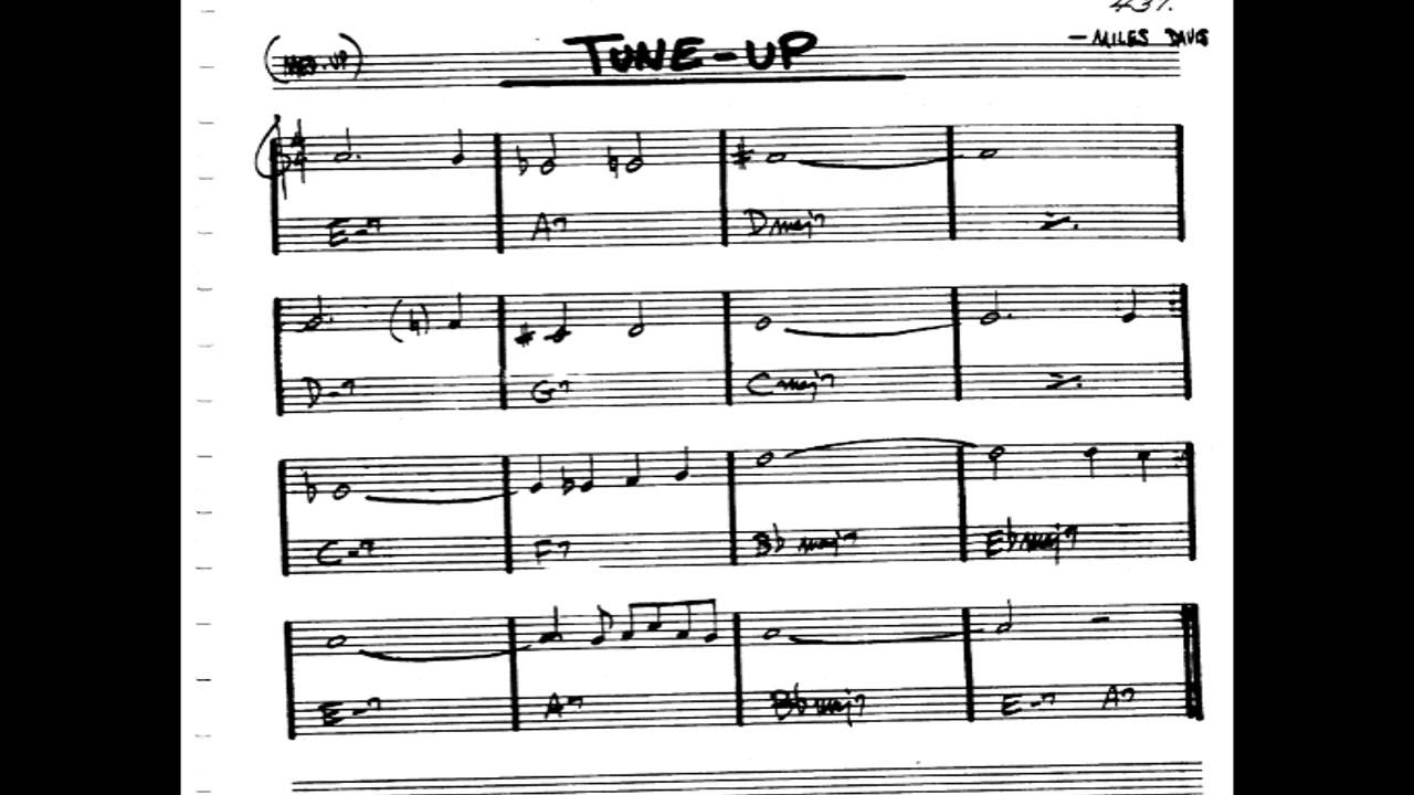 Tune Up - Play along - Backing track (C key score violin ...