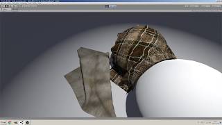 Unity GPGPU real time cloth simulation screenshot 4