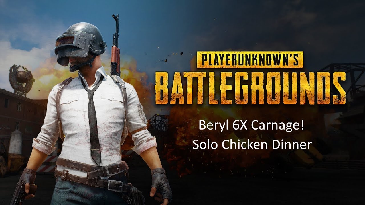 Beryl 6X Carnage! - AC1DMonkeyz PUBG Gameplay