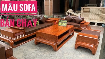 Mẫu Sofa Gỗ Phòng Khách Đẹp Hiện Đại Theo Năm Tháng Bàn Ghế Sofa Góc Đùi Gà Gỗ Hương Đá Siêu Vip
