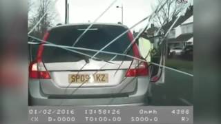 Dashcam Video Shows Men Throwing Bricks At A Police Car