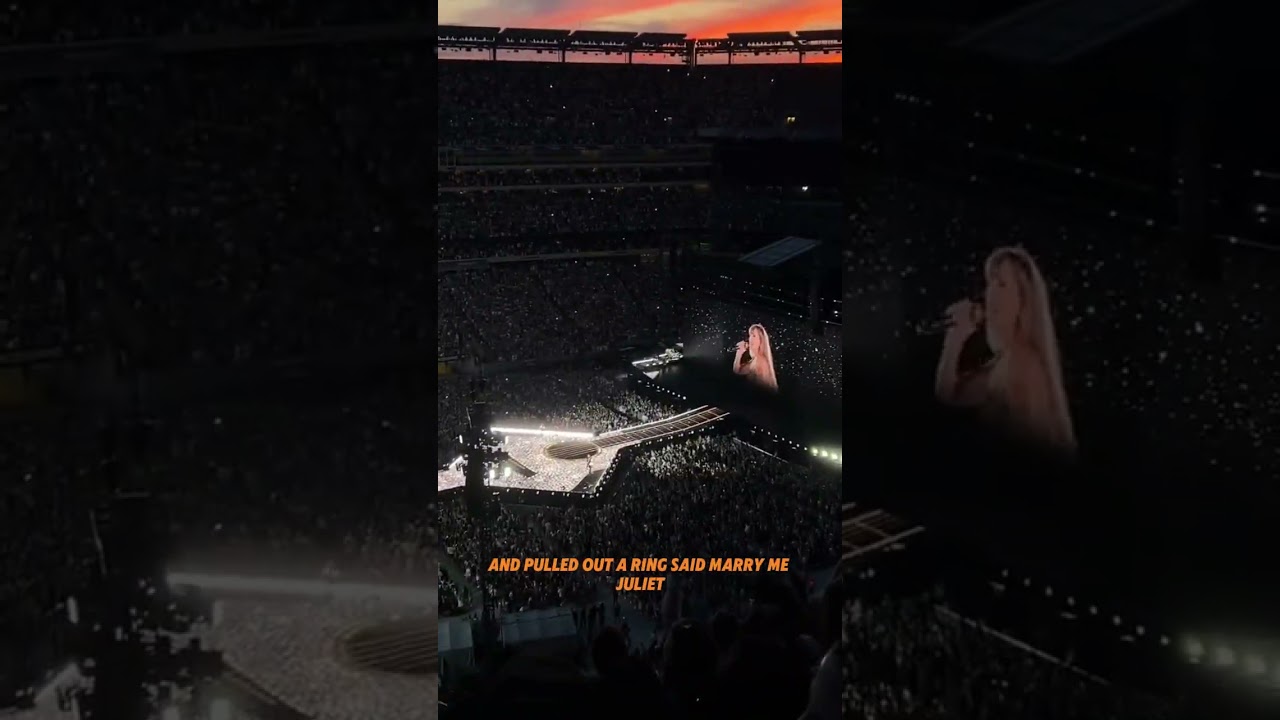 Fan Cam Love Story The Eras Tour Tribune Row