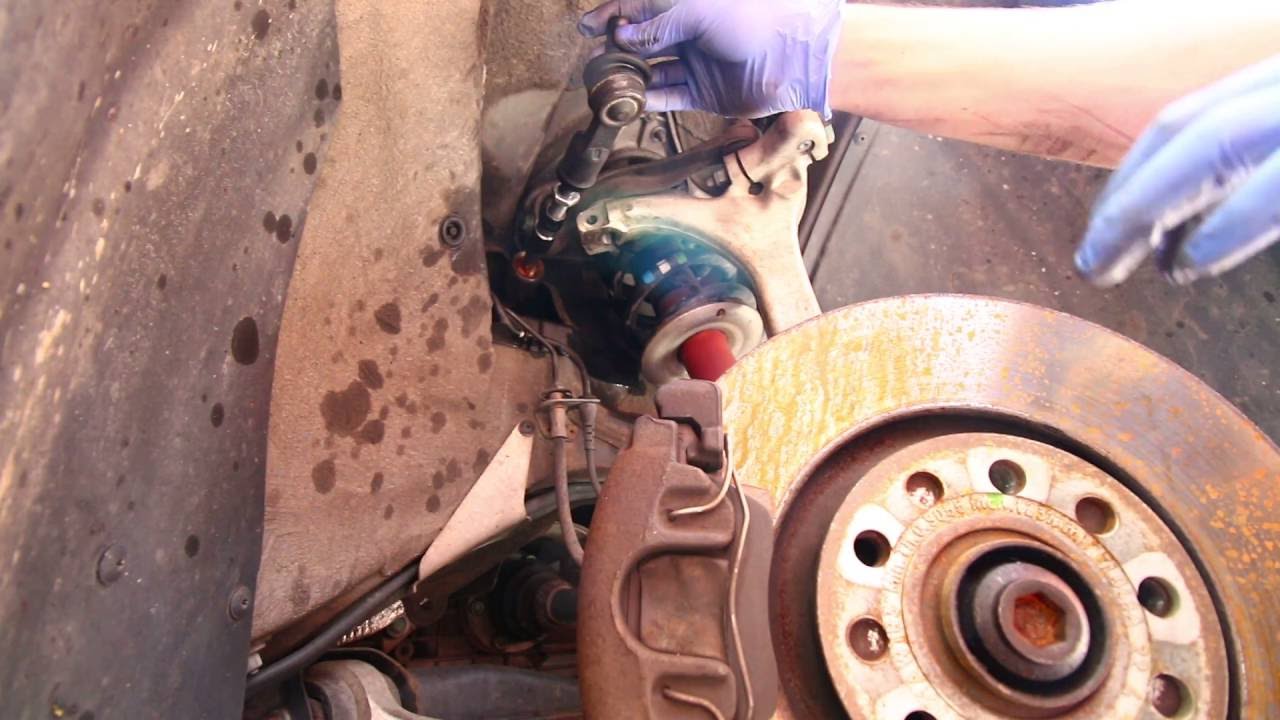 How to change tie rod end B6 Audi A4 YouTube