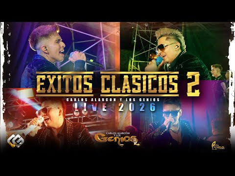♫ Éxitos Clásicos 2 - Carlos Alarcón y Los Genios 🔥 Cumbia 2026