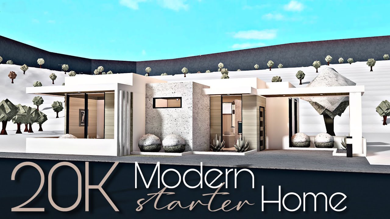 BLOXBURG: 20K MODERN STARTER HOME | NO-GAMEPASS