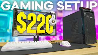 $220 FULL Gaming Setup - Includes EVERYTHING!
