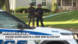 Person barricaded inside Madison home taken into custody Update