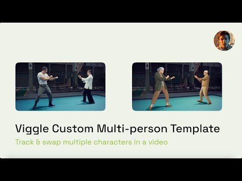 How to Create Your Custom Multi-Person Template on the Viggle app