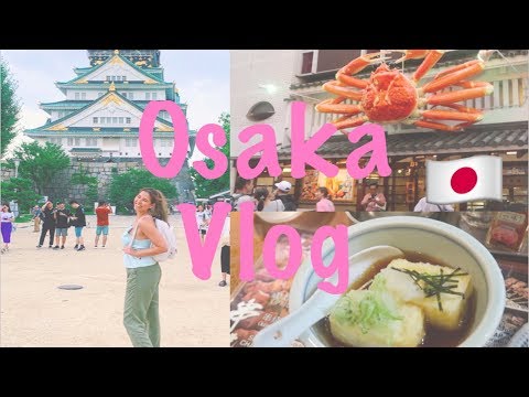 We spent one day in Osaka and got attacked by cats in cafe | Dotonbori and city tour