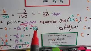 Algebra I #7.7a, Write/solve linear equation modeling word problem data