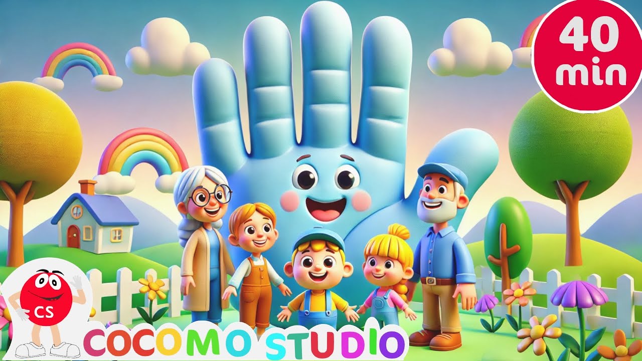 Finger Family Song for Babies | Fun Learning Music