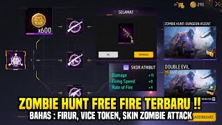 CARA MAIN ZOMBIE HUNT! VICE TOKEN FF REEDEM SKIN ZOMBIE ATTACK FREE FIRE TERBARU