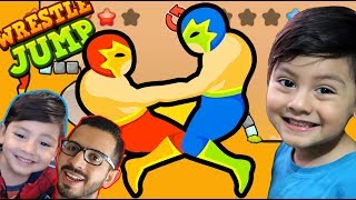 Wrestle Jump Gameplay Luchas Locas Con Papa Juegos Para Niños