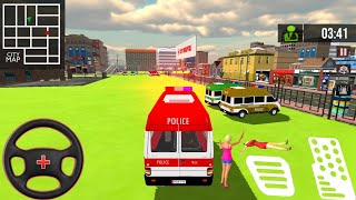 Police Ambulance Rescue Driving 🚑🌟Best Ambulance Driver || Gameplay 22 ||  @Flash Games Zone screenshot 4