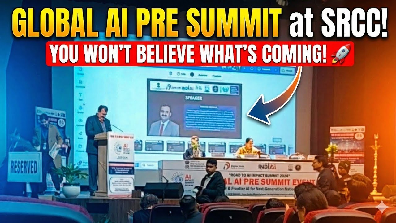 Global AI Pre Summit | SRCC |  Piyush Gaur 