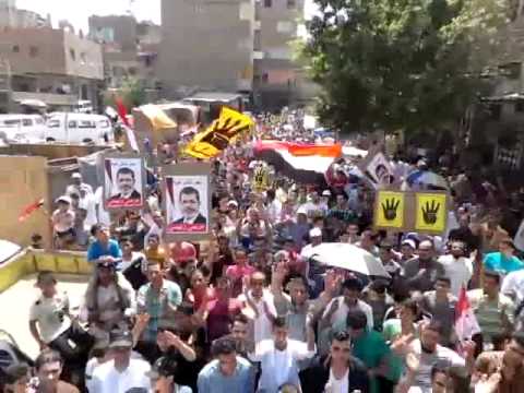 مسيرات مؤيدة للشرعية ورافضة للانقلاب في كرداسة