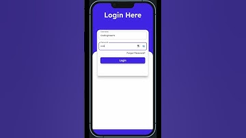 Login Screen UI | Flutter | FlutterFlow #flutterflow #loginscreen #uidesign #uiux