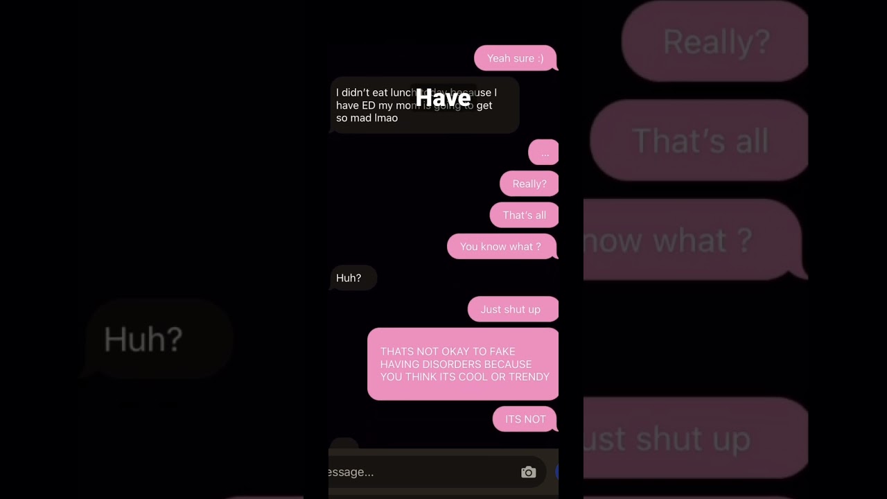 You got tired of being the therapist friend