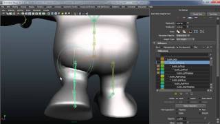 Setting up Human IK in Maya 2012 pt8 Weighting Legs