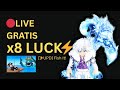 LIVE GRATIS x8 LUCK — GIVEAWAY IKAN SECRET!