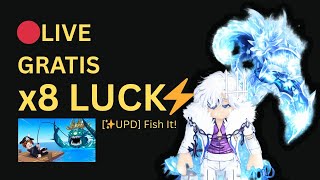 LIVE GRATIS x8 LUCK — GIVEAWAY IKAN SECRET!