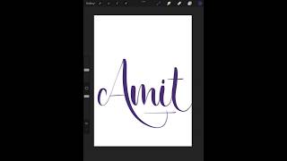 Name Requests|Procreate Calligraphy