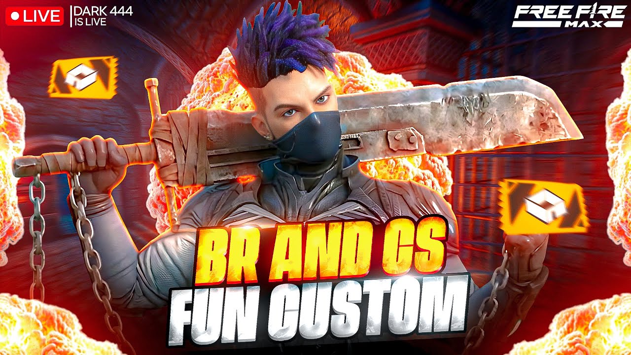 Free R Fun 🛑 BR AND CS FUN CUSTOM👽| FREE FIRE LIVE | GUILD TEST LIVE | FF LIVE FUN ...