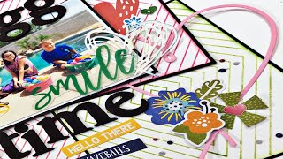 Scrapbooking Process Video: Egg Time (Stamping for Scrapbookers)