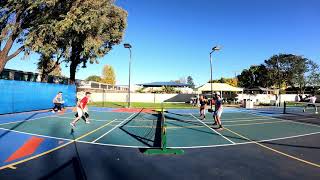 Bad Pickleball High Level Rec 5 0+ Irina Tereschenko Kevin Booth Jessie Irvine Julio Rivera
