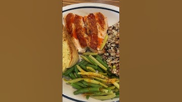 Ẩm Thực II CÁ HỒI NƯỚNG CƠM GẠO LỨT THẬP VỚI ĐẬU QUE DÀNH CHO NGƯỜI ĂN KIÊN