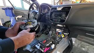 2011 Chrysler 200  Steering wheel airbag replacement disassembly
