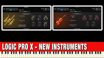 Logic Pro X 10.4 News - Studio Strings and Studio Horns