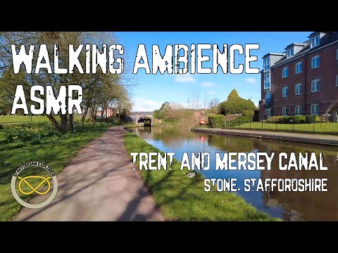 Walking Ambience - Trent and Mersey Canal #1 - ASMR