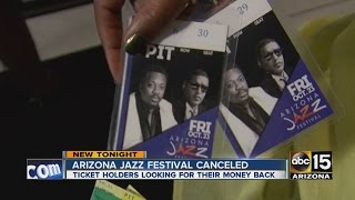 Canceled Arizona Jazz Festival leaves concert-goers confused