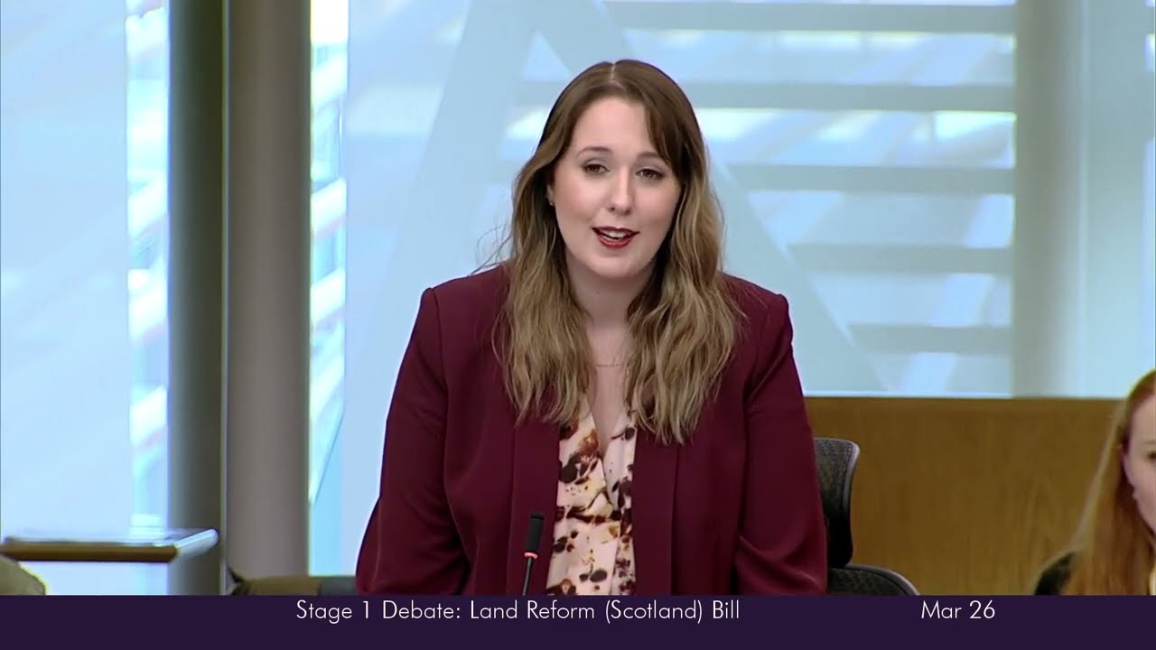 Emma Roddick - Land Reform Bill Stage 1